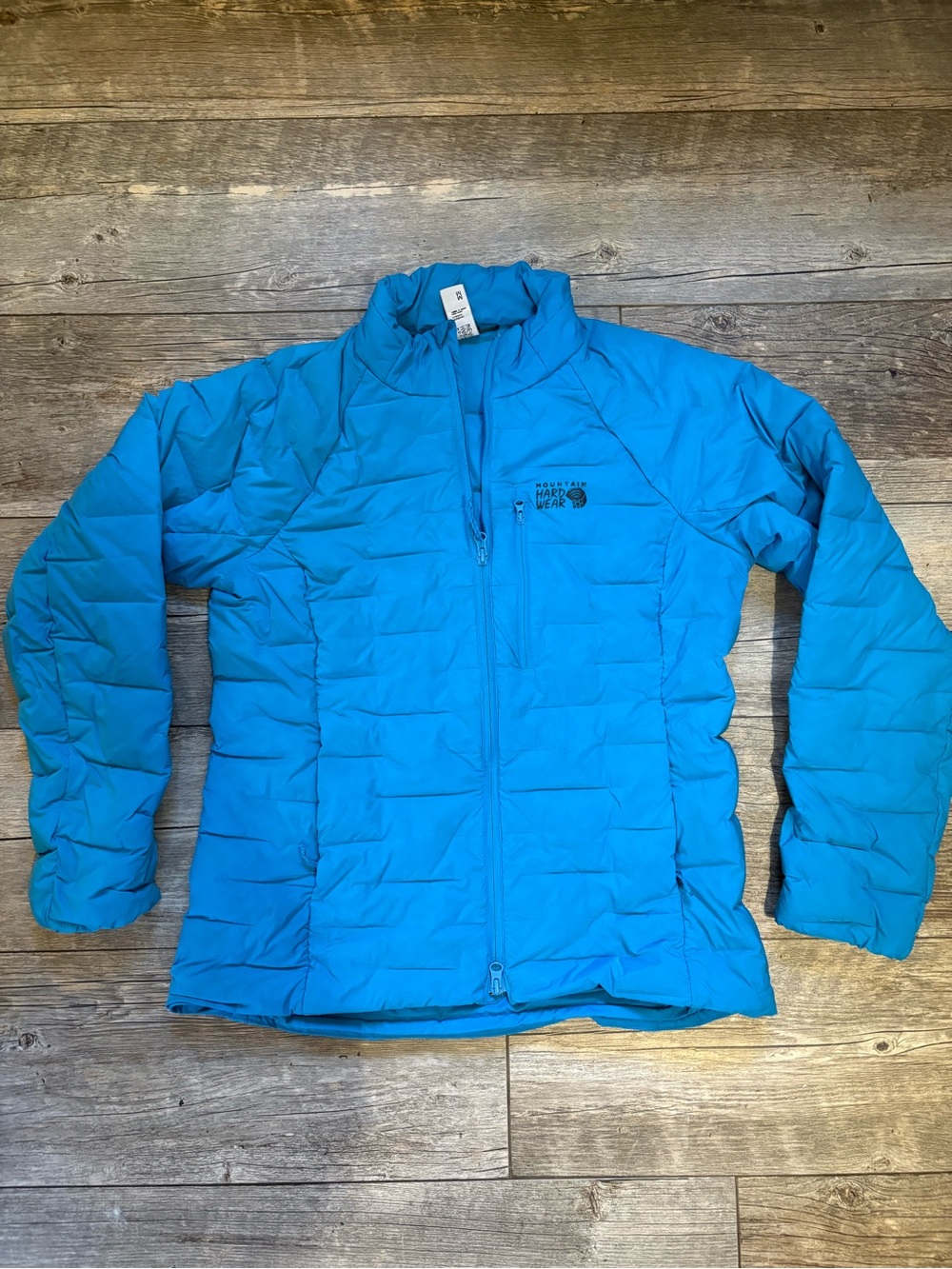 The Mountain Hardware Bright Blue Quilted Insulated Jacket
